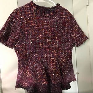 Tweed Zara Top